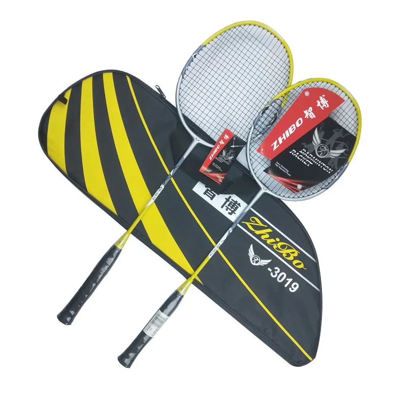 

2pcs/pack Quality Carbon Fibre Badminton Rackets Super Light Durable Sports Competition Training Racquets With Strings Q1334CMC