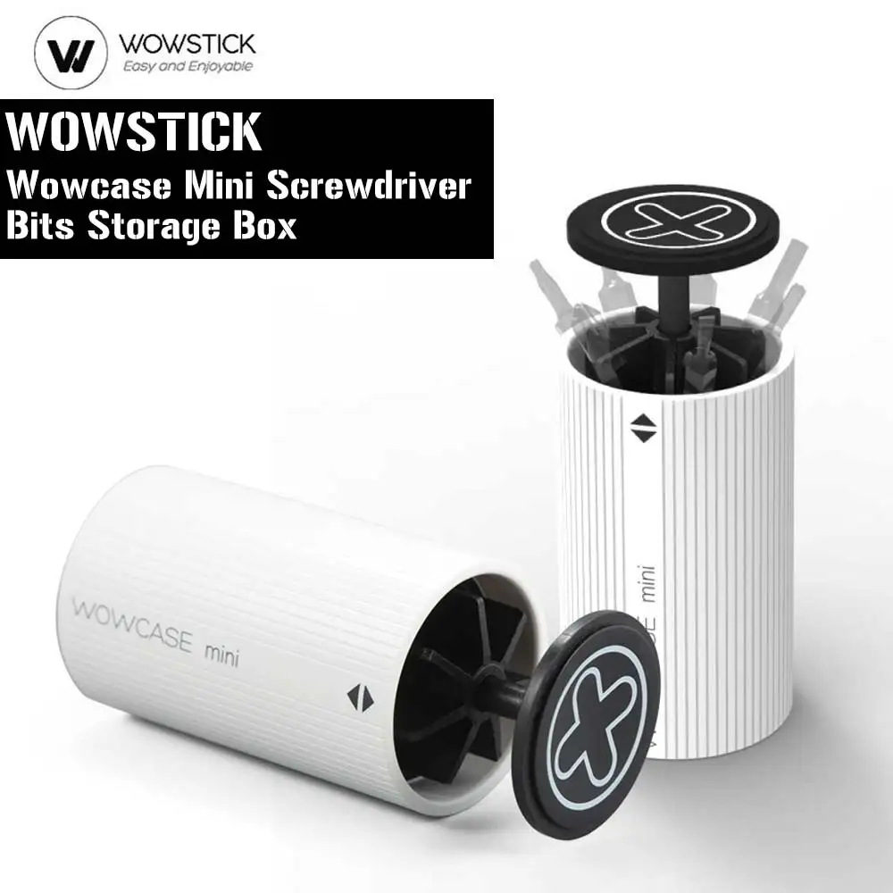 

Xiaomi Wowstick 1S 1F 1P Power Electric Screwdriver Portable Wowcase Mini Screwdriver Bits Head Storage Box Holder Base Tray