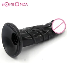 Realistic Suction Cup Dildo Artificial Penis Anal Butt Plug Strap On Big Penis Suction Cup No Vibrator Adult Sex Toys For Woman