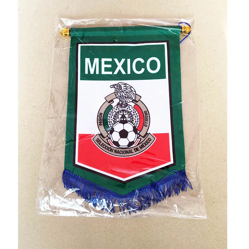 Футбольный чемпионат мира по футболу в Мехико, Национальный футбол, размер 36 см* 23 см, двухсторонние рождественские украшения, висящий флаг, баннер, подарки