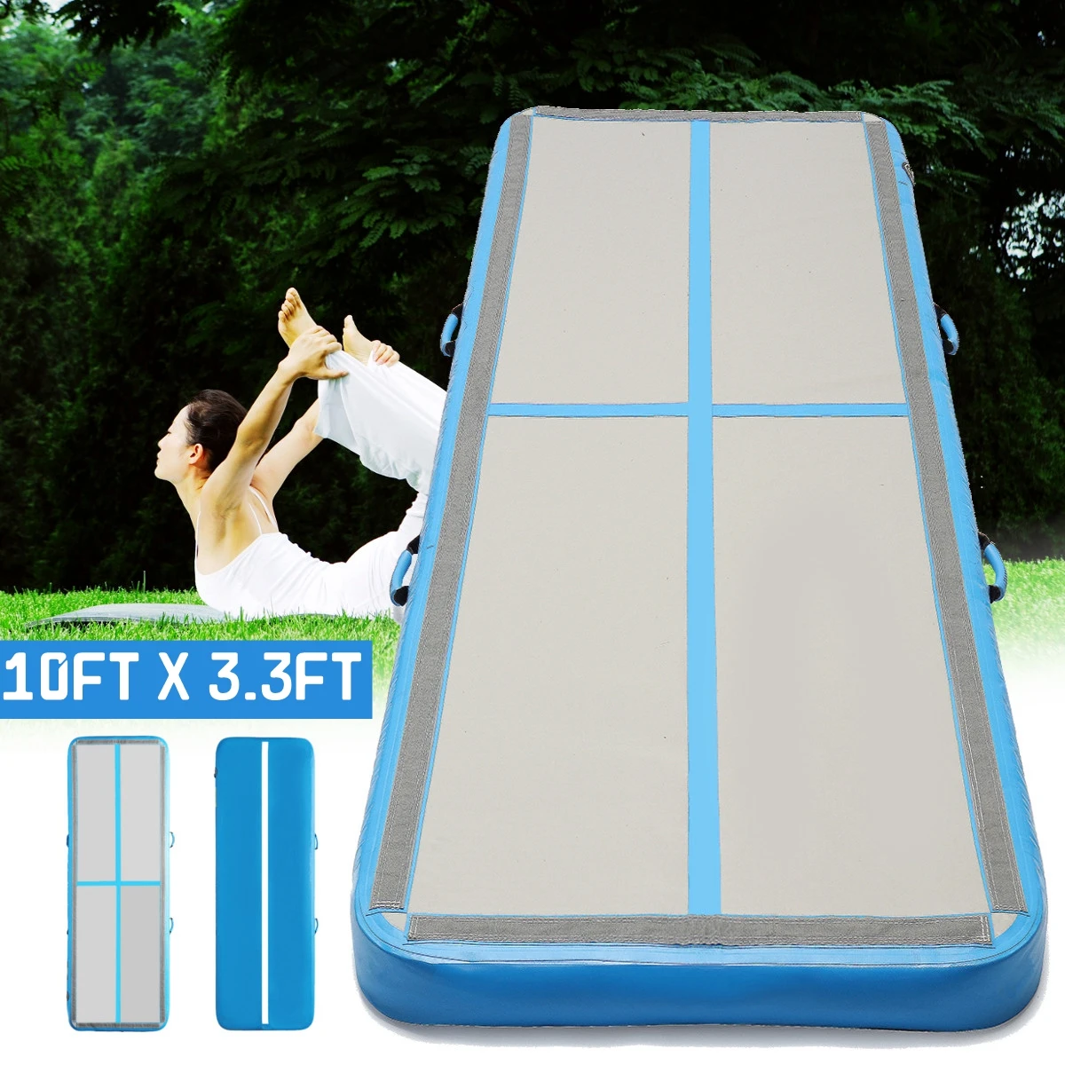 AirTrack 100x300x10cm Inflatable Cheap Gymnastics Mattress Gym Tumble Air track Floor Tumbling