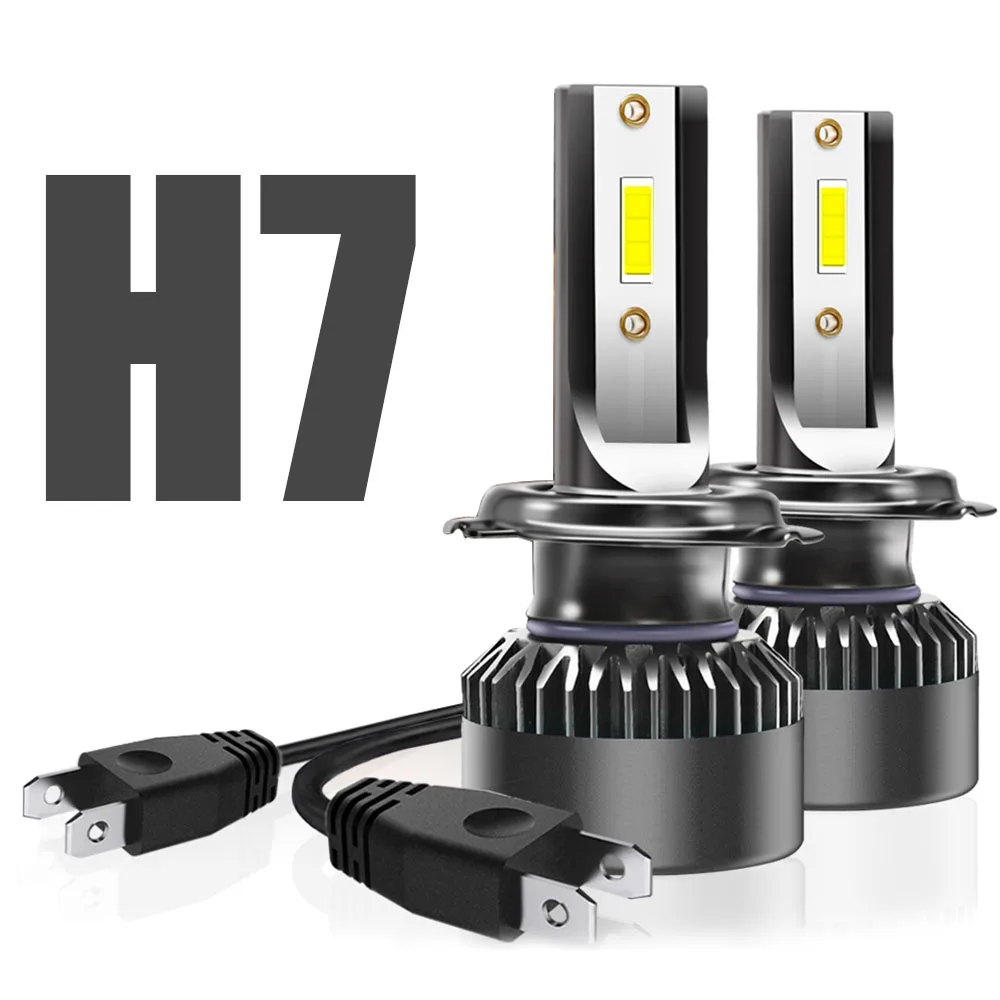 

Mayitr 2pcs 20000LM H7 CSP LED Headlight 200W 6000K Waterproof G3 Fog Light Bulb FOR 12V 24V Car Light Source