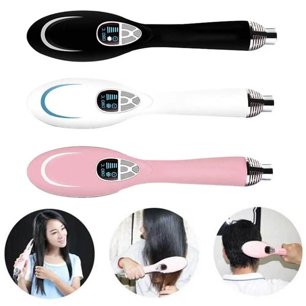 

Negative Ion Hair Dryer Comb Titanium Alloy Electric Hot and Cold Constant Temperature Dry Hair Comb