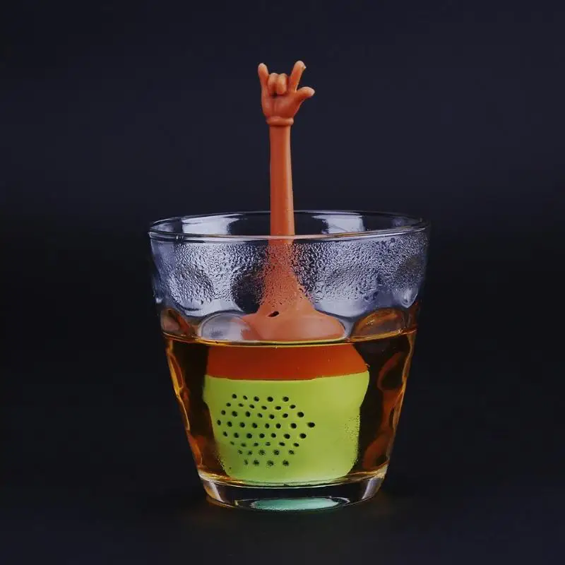 

Long Filter Hand Design Loose Tea Leaf Strainer Herbal Spice Infuser Tools Drinking Tea Tools