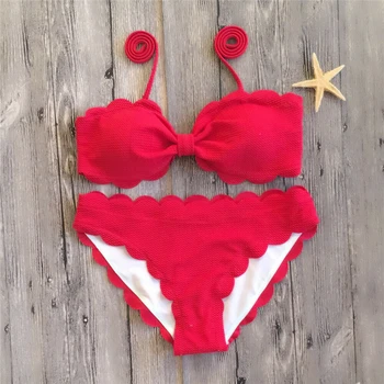 

Brazilian Bikini Women Swimsuit Ruffle Bathing Suit Ladies Swimwear Mini Bikini Sexy Swimwear Triangle Swimsuit Women Beach Wear