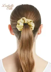 Резинки для волос Charmeuse 100% чистого шелка головы веревка резинкой для женщин Интимные аксессуары мягкий уход за волосами детей роскошн