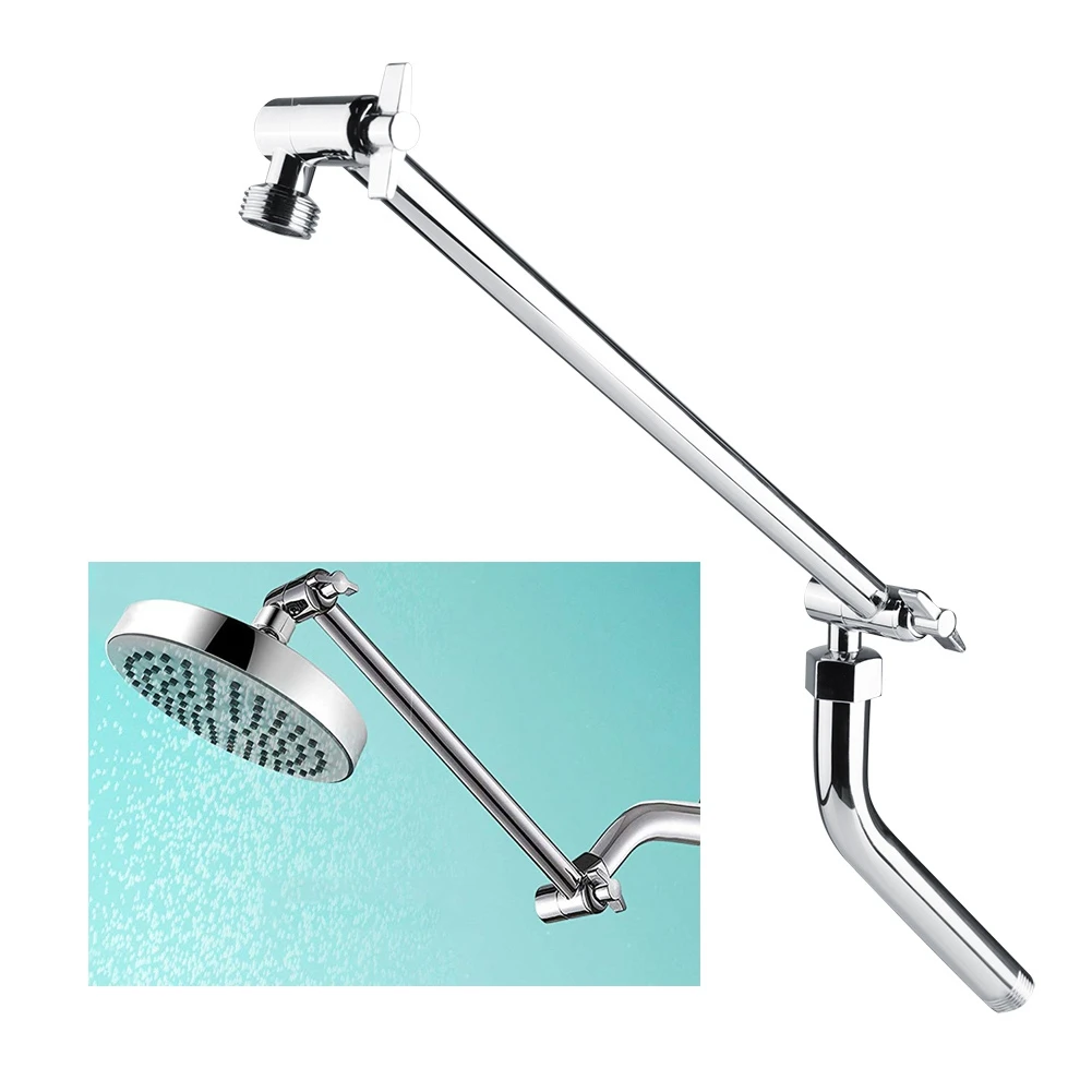 

Zerodis Shower Slide Bars Adjustable Head Holder Multi-Function Slide Shower Rod Rotatable Holder