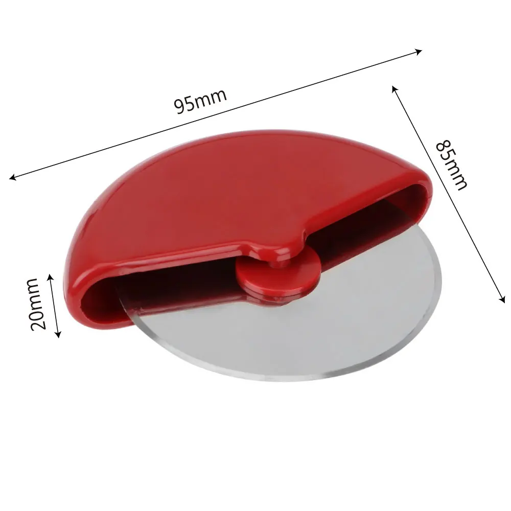 HOOMIN Round Shape Pizza Cutter Plastic Handle Stainless Steel Pizza Wheels Knife Baking Tools Bakeware Cake Bread Cutting Tools HOOMIN Round Shape Pizza Cutter Plastic Handle Stainless Steel Pizza Wheels Knife Baking Tools Bakeware Cake Bread Cutting Tools