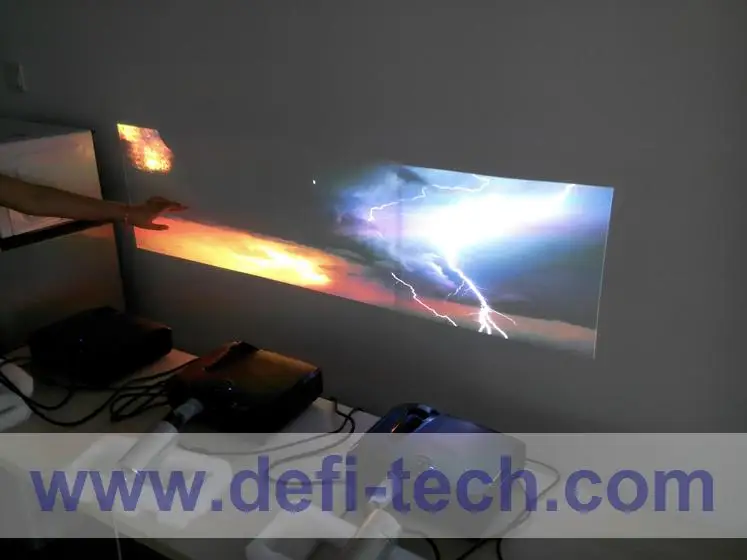 Defilabs Defi тройной экран интерактивный пол Система поддержки 3 проекторы с 16 эффектов теперь