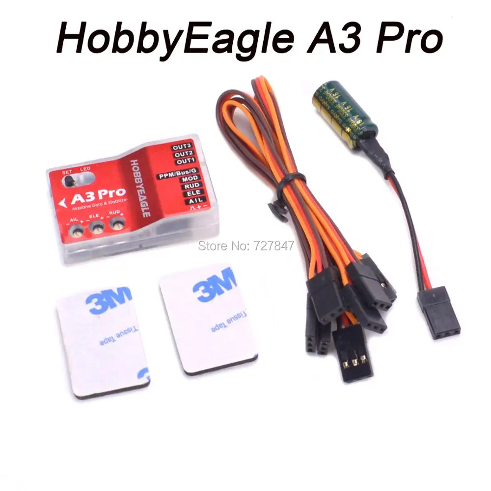

Hobby Eagle HobbyEagle A3 Pro Aeroplane RC Flight Controller Stabilizer System Stabilizer Gyro for RC Airplane Fixed-wing Copter