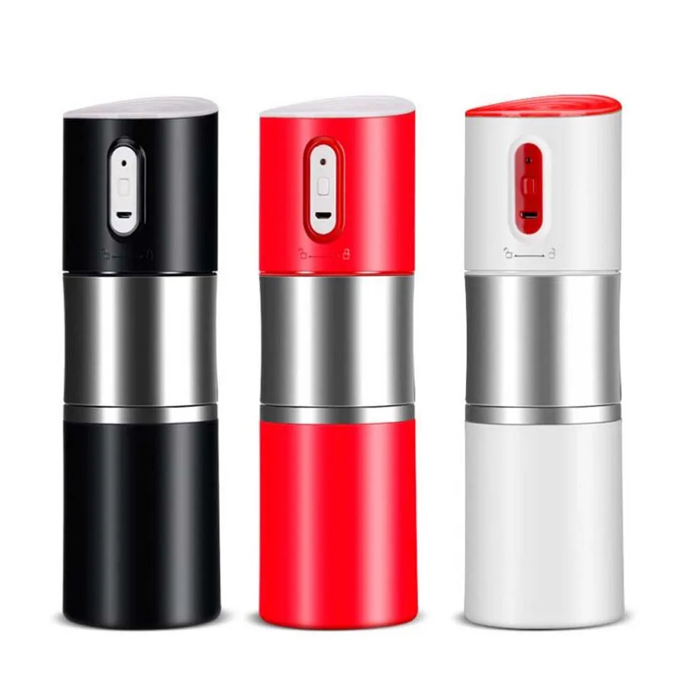 Мини USB перезаряжаемая кофемашина ручная транспортная портативная Кофеварка