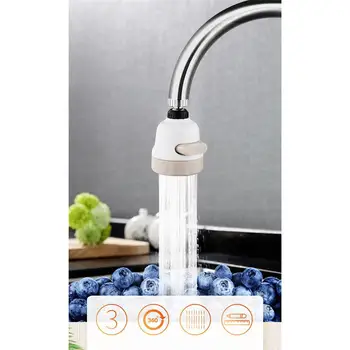 

Rotatable Bathroom Kitchen Accessories Water Saver 3 Modes Water Tap Filter Faucet Extender Extenders Booster 2019 New