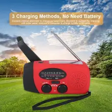 Рукоятка AM/FM/NOAA зарядное устройство для сотового телефона радио с аварийный фонарик использования