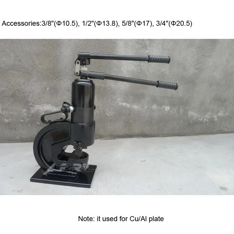 

Integral Hydraulic Busbar Hole Punch Tool can use integral and split ZCH-70