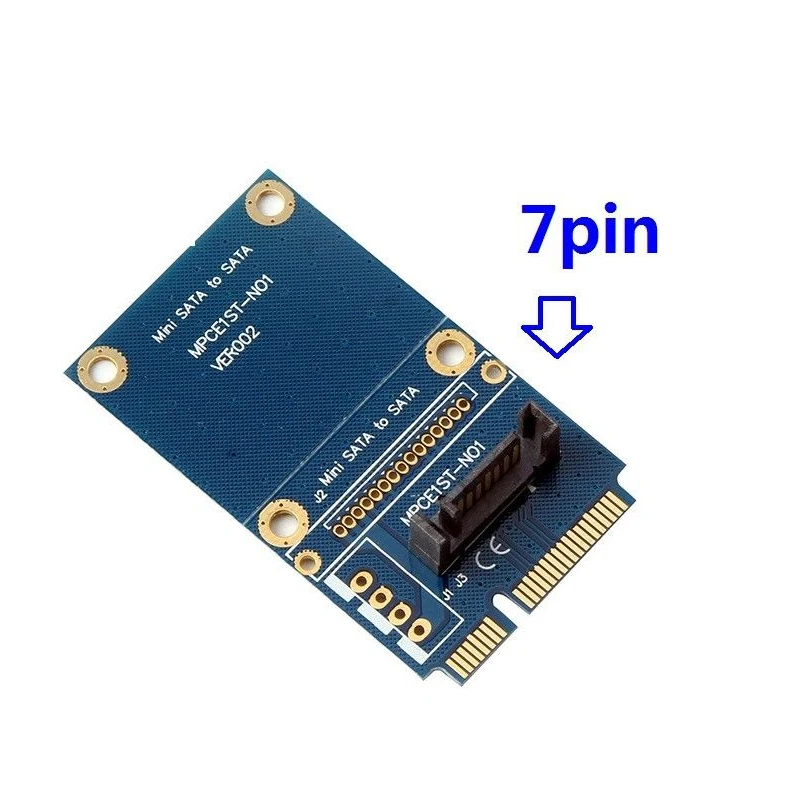 Msata Mini Pci E Sata Ssd слот для 7 Pin Hdd адаптер конвертации карт|Платы расширения| |