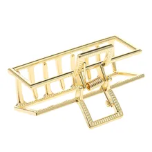 Металлическая заколка для волос заколки для волос Геометрическая булочка заколки для волос аксессуары для волос для девушек