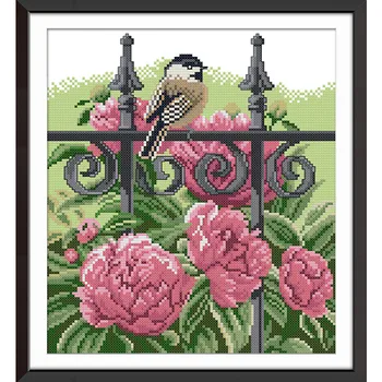 

For Home Decor Animal Gift For Home Decoration DMC Embroidery DIY Needlework Punto De Cruz For Living Room