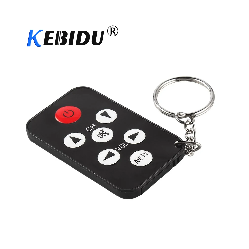 Kebidu 433 МГц 1 шт. черный Универсальный инфракрасный ИК Мини ТВ пульт дистанционного