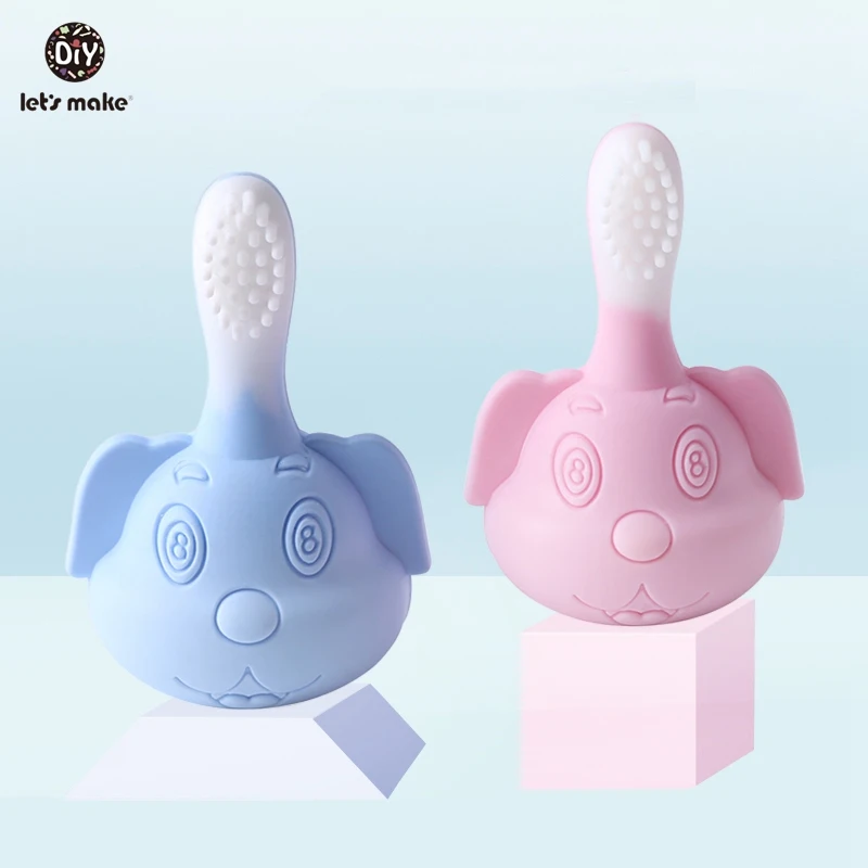 Baby Toothbrush Kids Soft Silicone Training Toothbrush Baby Children Dental Oral Care Tooth Brush Tool Deciduous Tooth Brush