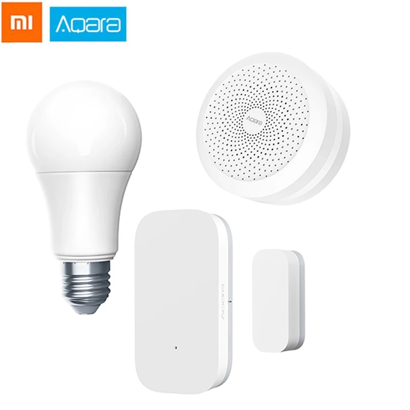 

Original Aqara Smart Light Set Gateway light LED Bulb Door Window Sensors Smart Home Kits for xiaomi mi home smart APP
