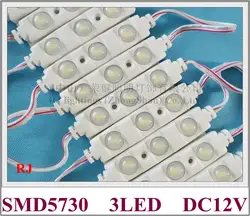 Светодиодный модуль ввода pixel Модуль свет лампы для подписать письмо DC12V 1,5 W SMD5730 3 светодиодный 75 мм * 15 мм, алюминиевая печатная плата для