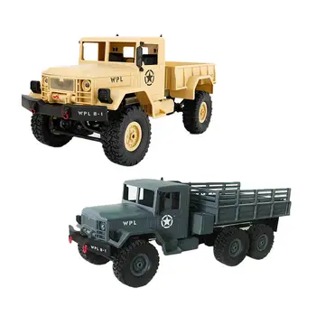 

1: 16 Remote Control Military Truck Model RC Car Hand-eye Coordination Educational Toys Birthday Gift for Children Kids Toddler
