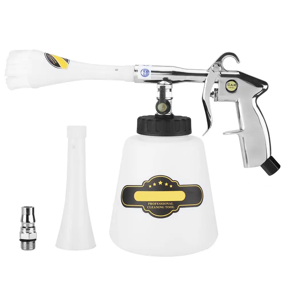 1000ml Pneumatic Cleaning Gun White Horn Type Foam Air Cleaning Gun