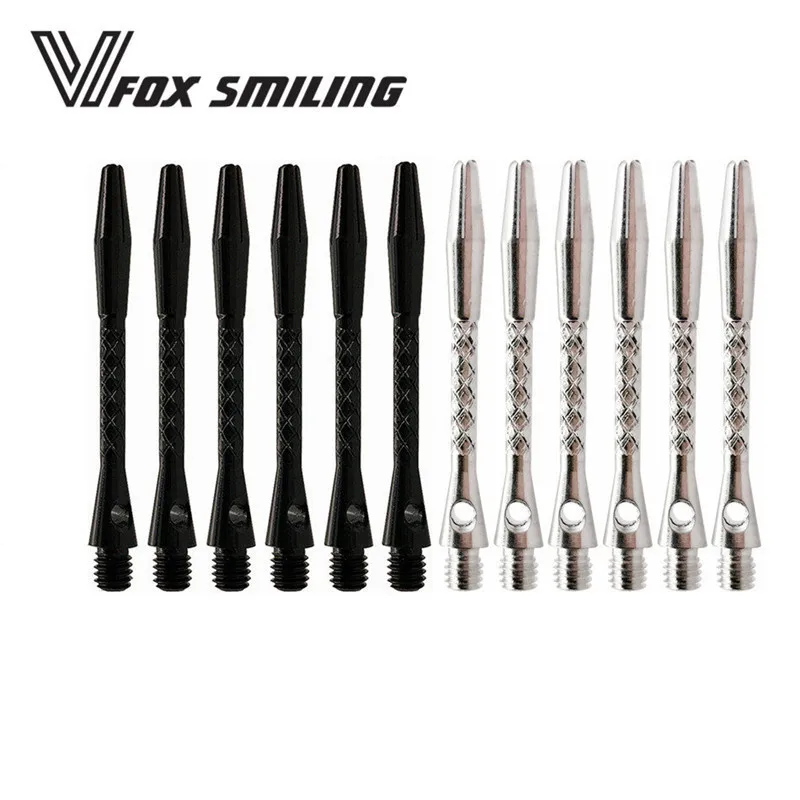 Fox Smiling 6PCS 45mm Darts Shafts Aluminium 2BA Dart Shaft For