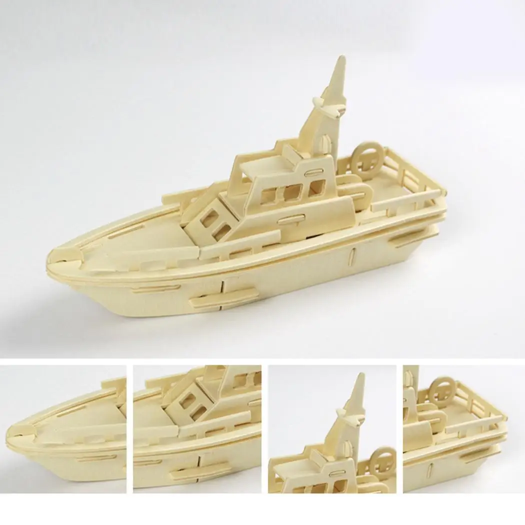 

Unisex Game 3D for Educational Assemble 3 Toy Environmental Puzzle Wooden Kid Gift picture