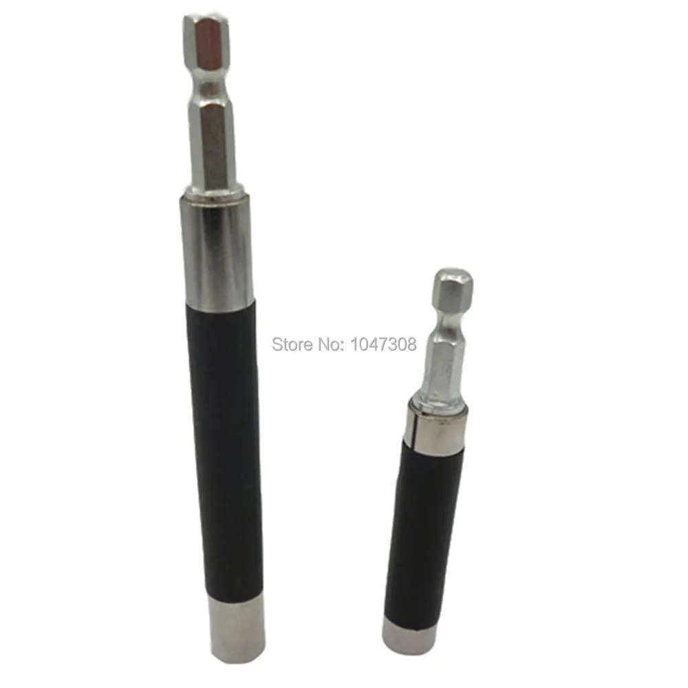 

2pcs Extension Bar Set 80mm 120mm Long Socket Extention Extended 1/4" 6.35mm Magnetic Extension Bars Connecting Rod Hex Shank
