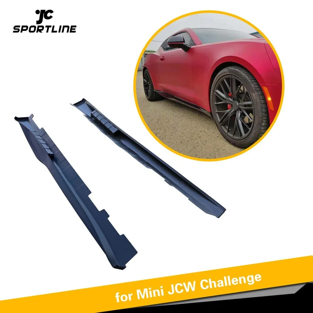 

Side Skirt For Chevrolet Camaro 2017 Coupe 2 Door PP Material Car bodykit side Bumper Lip