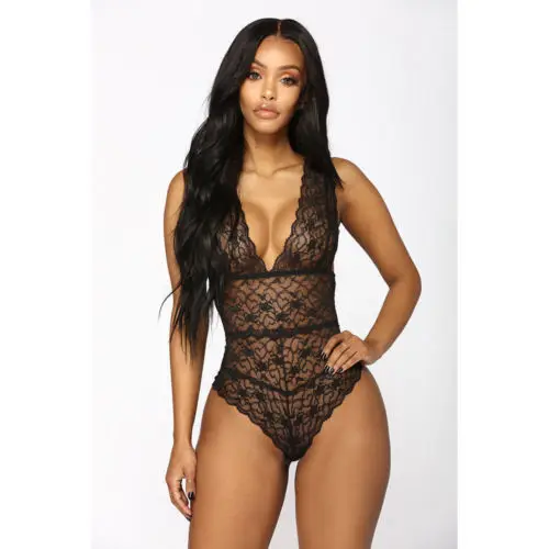 HIRIGIN Women Sexy Lingerie Lace Bodysuit Underwear Sleepwear Set Lady Night Hot Sleepwear
