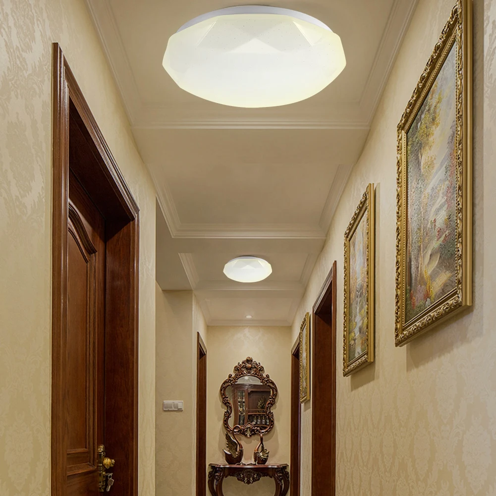 

48W LED Ceiling Lamp With Smart Wifi Bread Light LED Wifi Light 85-265V For Living Room Home Use Modern Popular Style