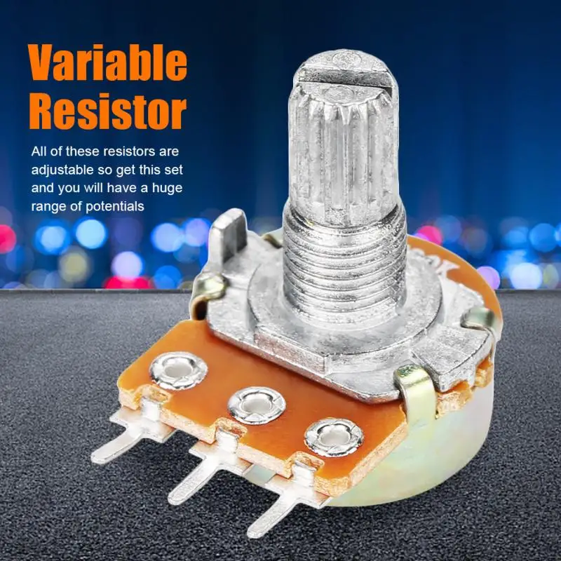 50pcs/Lot WH148 Potentiometer B500K Linear Pot Adjustable Rotary