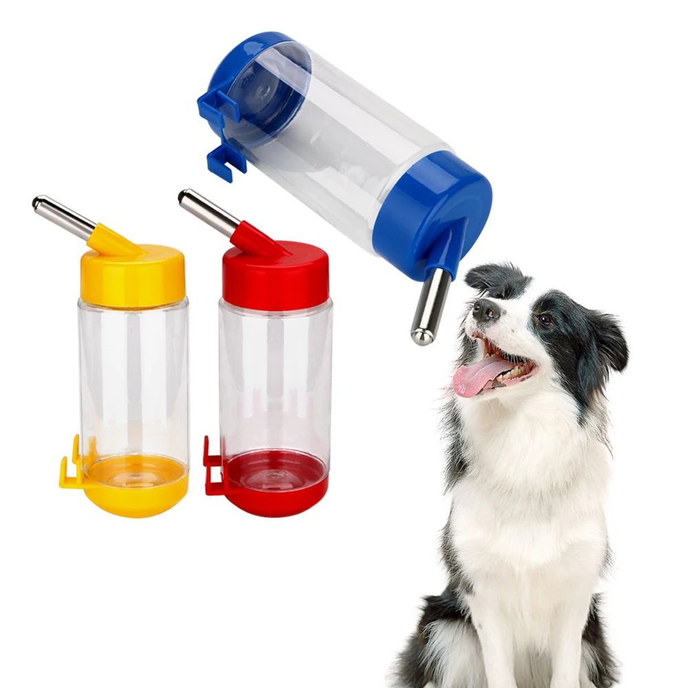 Бутылка для воды для собак Автоматическая герметичная Удобная подвесная дозатор для домашних животных Морская свинка белка кролик поилка кормушка