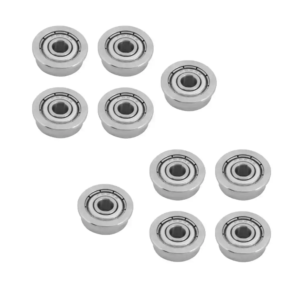 10 PCS F624ZZ 4x13x5mm Miniature Metal Bearing Flanged Ball Bearing