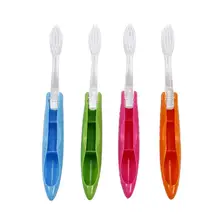 Эффективно удаляет для зубной доски мягкие случайные складные головки унисекс путешествия использовать зубную щетку