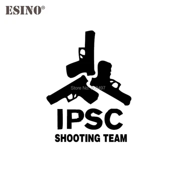 

New Design IPSC Shooting Team Reflective Creative Auto Decal Cartoon Car Sticker Bumper Body Decal Creative Pattern Vinyl