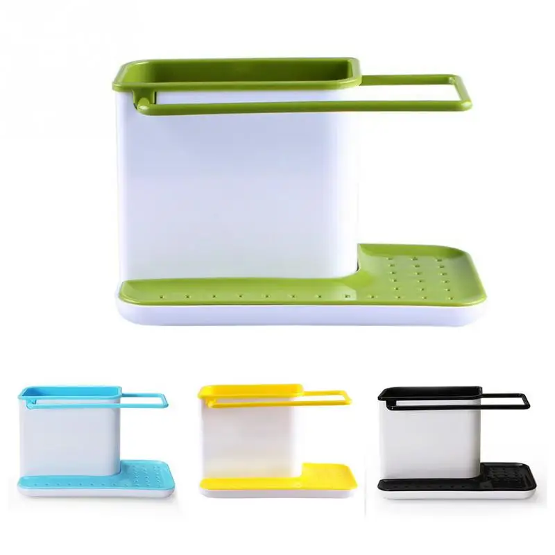 

Sponge Kitchen Box Draining Rack Dish Self-Loading Kitchen Sink Drawer Kitchen Organizer Stands Utensils Towel Rack