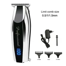 Аккумуляторная машинка для стрижки волос профессиональный триммер для волос для мужчин Электрическая Бритва Парикмахерская резка триммер бритва