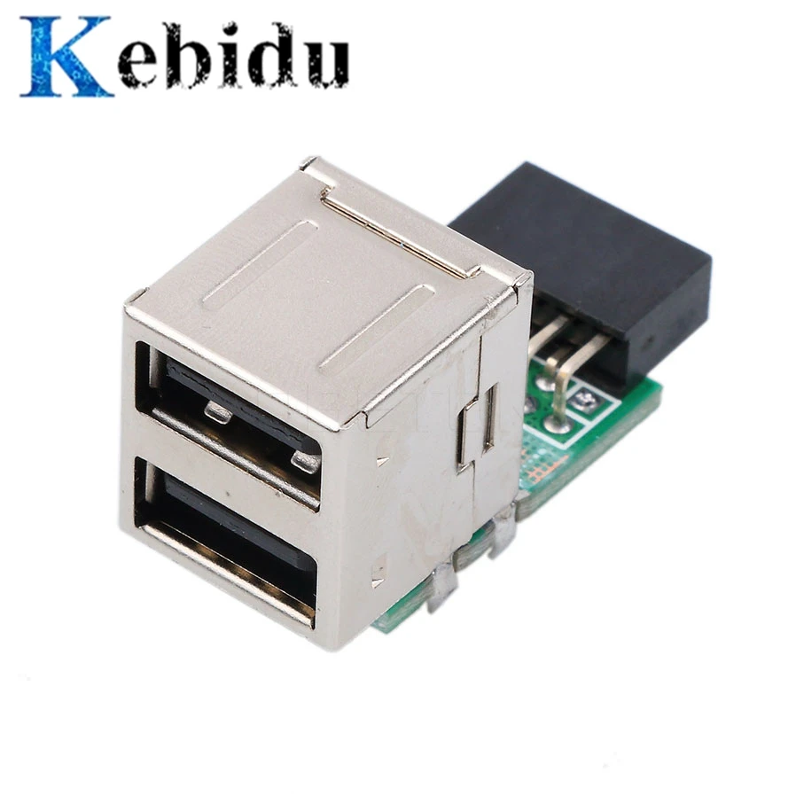 Хит продаж 1 шт./лот USB 2 0 9 контактный Женский адаптер kebidu с портами конвертер