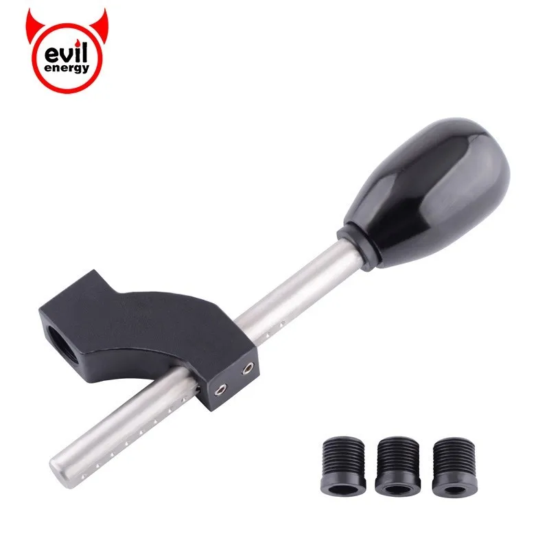 

evil energy Adjustable Shift Lever M10X1.5 Gear Shift Knob Extender Short Shifter Extension Adapter Gear Knob Quick Gear Kit