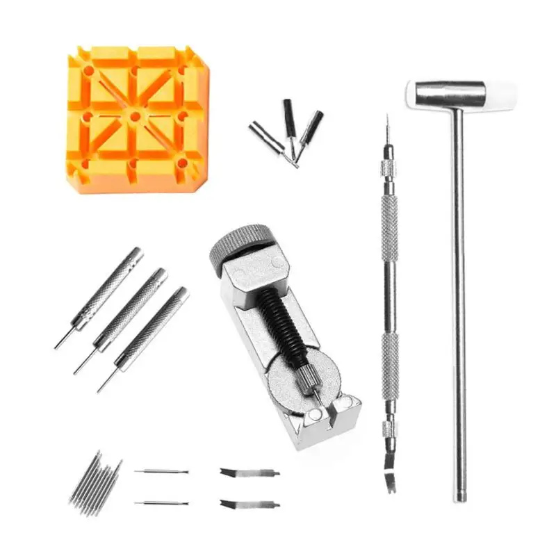 

24pcs/set Watch Tools Watch Hammer Watches Strap Pin Link Remover Repair Accessories Watchmaker Tools