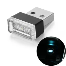 FORNORM Mini-USB декоративные огни светодио дный света пальца USB свет для Vista Windows XP Win7 Mac OS 10X автомобиля