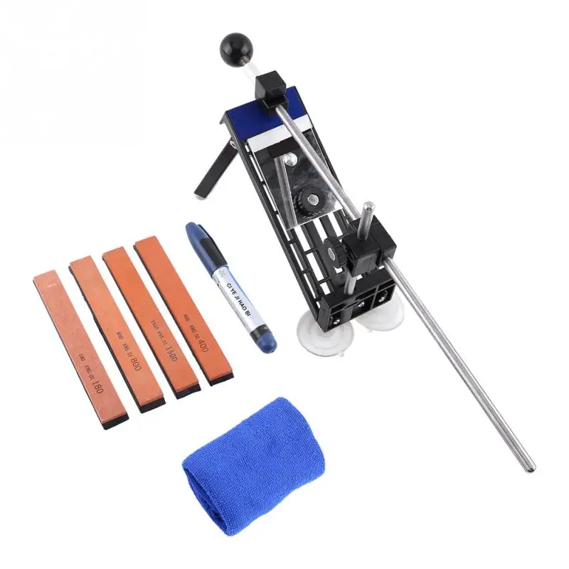 

Stainless Steel Fixed-angle Sharpening Frame Knife Sharpener Stone Tool Sharpening Machine Access Grinding Knife Sharpening Set
