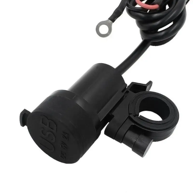 Водонепроницаемое зарядное устройство для мотоцикла 12 В с двумя USB портами