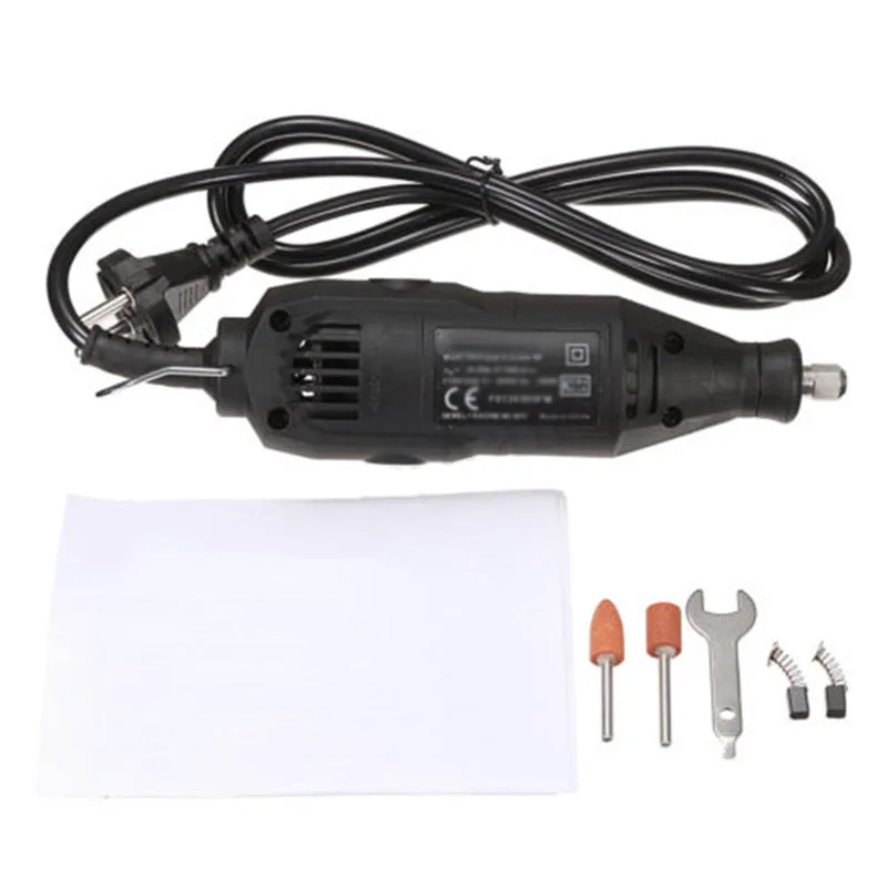 

110/220V 180W Power Rotary Tool Grinder Mini Drill 5pcs Accessories US/EU Plug