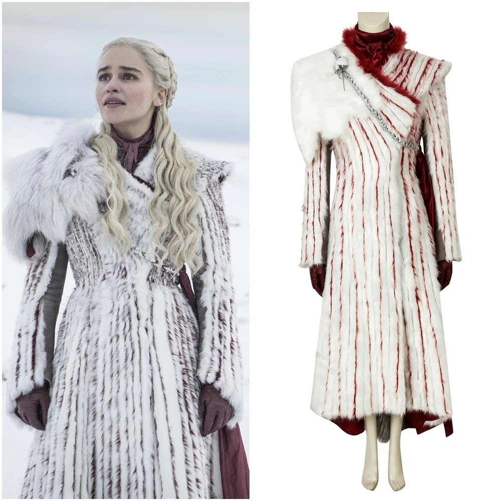 Game Of Thrones Season 8 Daenerys Targaryen Cosplay Costume Version 1 Movie Tv Costumes Aliexpress
