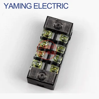 

P97 600V 15A TB-1504 Panel Mount Fixed Barrier 4 Position Terminal Block Connector 8 screws terminator terminales