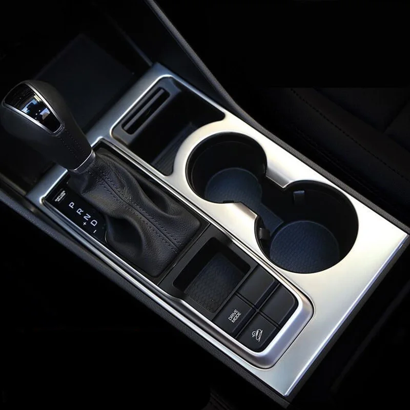 Auto Car SUV Carbon Fiber Shift Interior Gear Cover Panel Trim For 2016-2017
